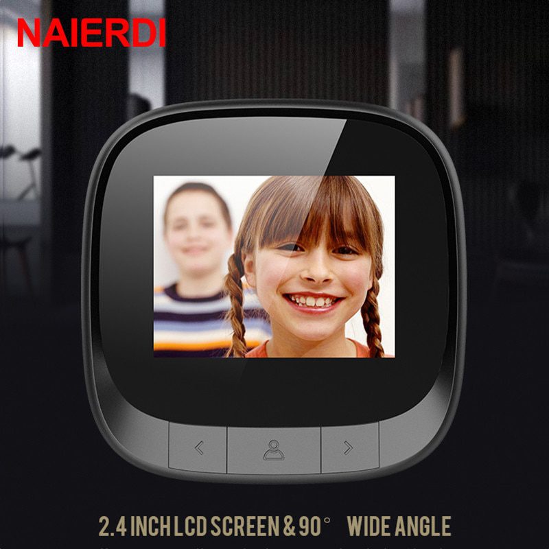 LCD Screen Digital Door Viewer Electronic Camera Recording Global E
